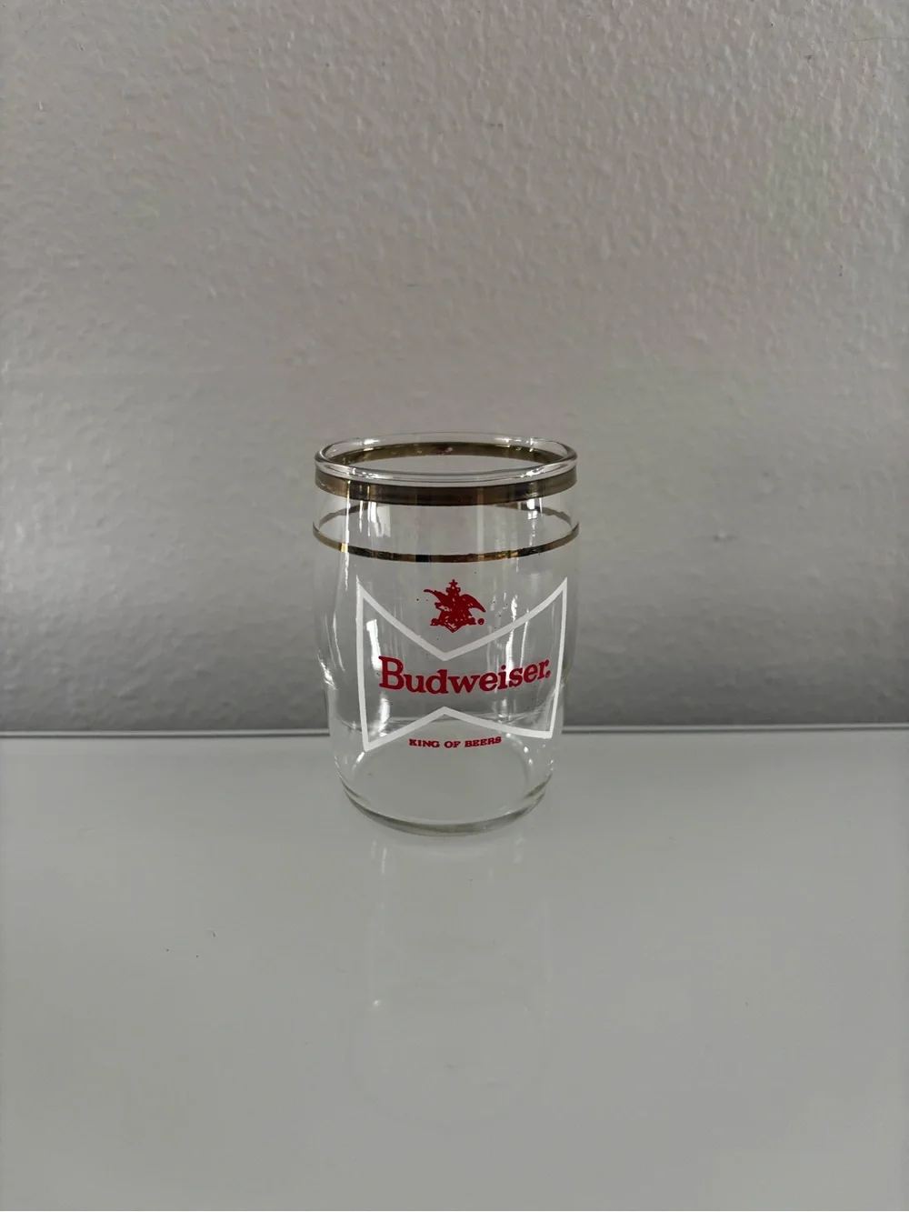 Vintage Budweiser 4 oz Glass 3
